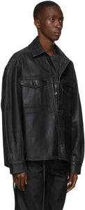 Ottolinger Black Denim Oversized Shirt Jacket