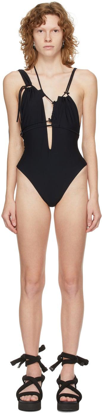 Ottolinger Black Laced One-Piece Swimsuit – BlackSkinny