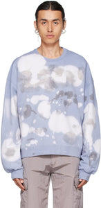 Ottolinger Blue Tie-Dye Sweatshirt - Sweat-kidon de cravate bleu ottolinger - Ottolinger 블루 넥타이 염료 스웨터