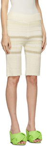 Ottolinger Off-White Carl Stripe Shorts