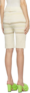Ottolinger Off-White Carl Stripe Shorts