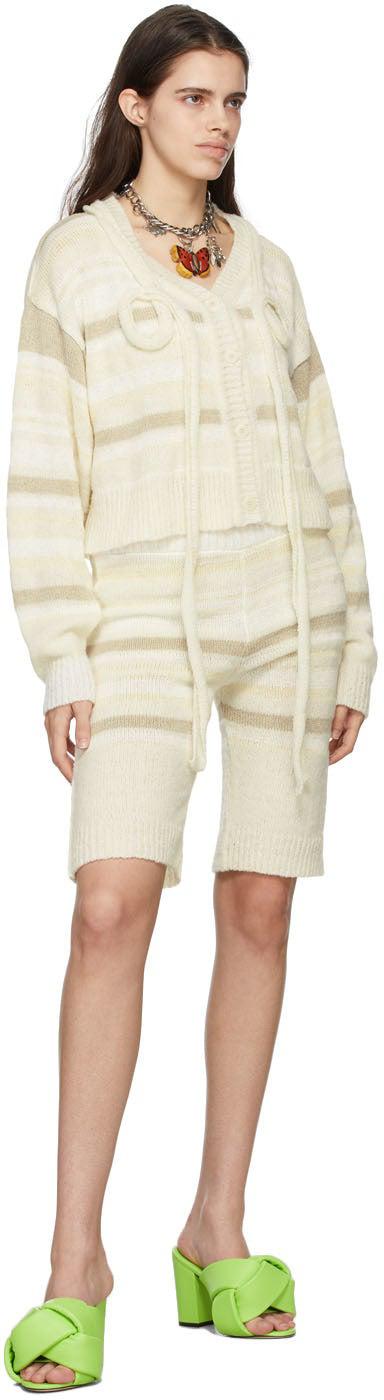 Ottolinger Off-White Carl Stripe Shorts