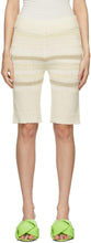 Ottolinger Off-White Carl Stripe Shorts - Shorts de rayures Carl Ottolinger Off-White - Ottolinger Off-White Carl Stripe 반바지