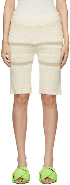 Ottolinger Off-White Carl Stripe Shorts - Shorts de rayures Carl Ottolinger Off-White - Ottolinger Off-White Carl Stripe 반바지