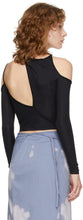 Ottolinger SSENSE Exclusive Black Strappy Long Sleeve T-Shirt
