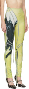 Ottolinger Yellow Graphic Strappy Leggings
