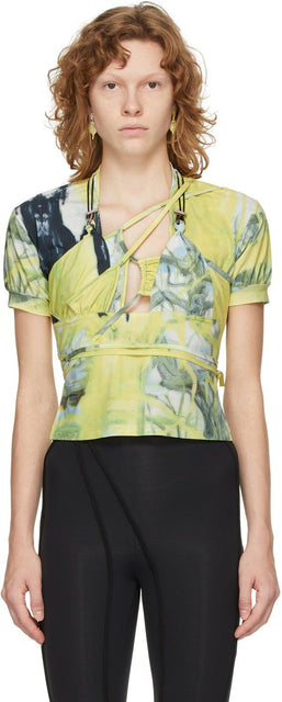 Ottolinger Yellow Stone T-Shirt - T-shirt de pierre jaune ottolinger - Ottolinger 노란색 돌 t- 셔츠입니다