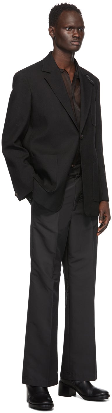 Our Legacy Black Wool Tavern Blazer