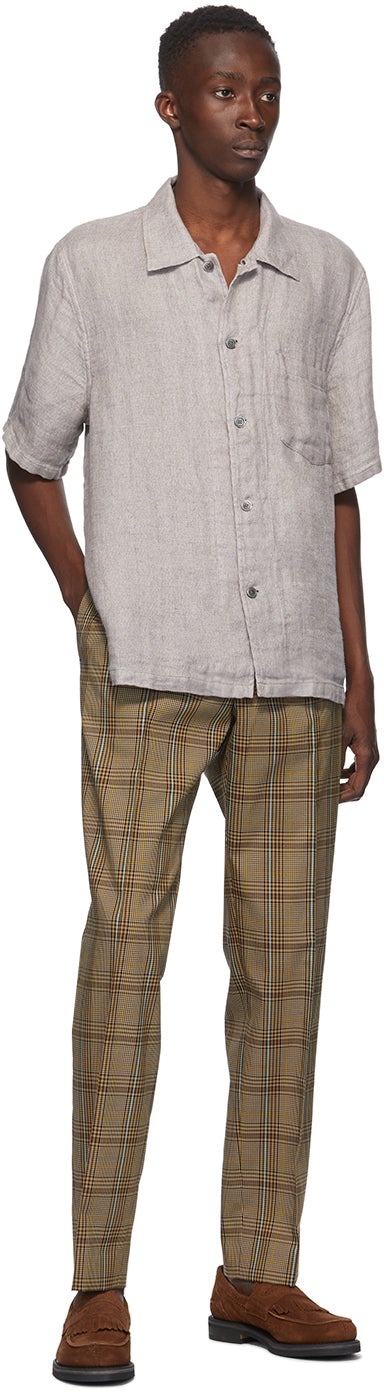 Our Legacy Grey Box Short Sleeve Shirt