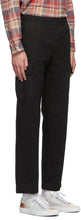 PRESIDENT's Black Garment-Dyed Sport Cargo Pants