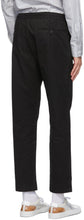 PRESIDENT's Black Garment-Dyed Vernon Trousers