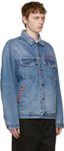 PRESIDENT's Blue Denim Crochet Arturo Jacket