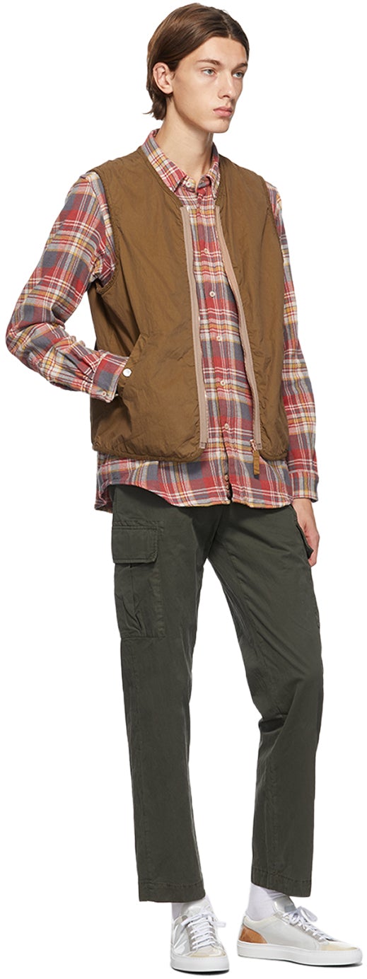 PRESIDENT's Green Garment-Dyed Sport Cargo Pants