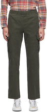 PRESIDENT's Green Garment-Dyed Sport Cargo Pants - Pantalon de cargaison sport teint du vêtement vert du président - 대통령의 녹색 의류 염색 스포츠화물 바지