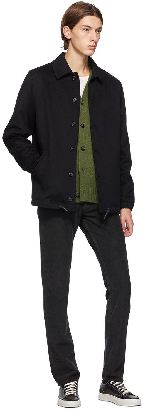 PRESIDENT's Grey Corduroy Icarus Trousers