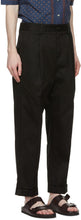PRESIDENT's SSENSE Exclusive Black Gabardine Chino Squad Trousers