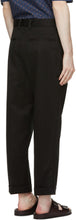 PRESIDENT's SSENSE Exclusive Black Gabardine Chino Squad Trousers