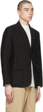 PRESIDENT's SSENSE Exclusive Black Linen Blazer