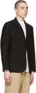 PRESIDENT's SSENSE Exclusive Black Linen Blazer