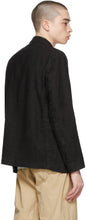 PRESIDENT's SSENSE Exclusive Black Linen Blazer