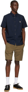 PS by Paul Smith Beige Garment-Dyed Shorts
