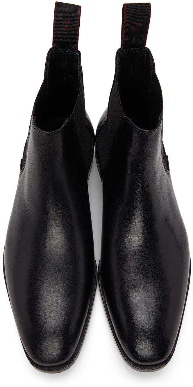 PS by Paul Smith Black Leather Gerald Chelsea Boots
