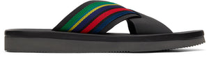 PS by Paul Smith Black Palms Sandals - PS by Paul Smith Sandales de Palms noires - PS의 Paul Smith Black Palms Sandals.