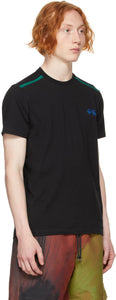 PS by Paul Smith Black Paneled Sport T-Shirt