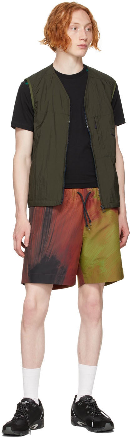 PS by Paul Smith Black Paneled Sport T-Shirt