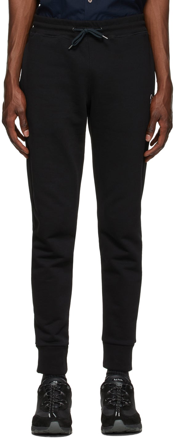 PS by Paul Smith Black Slim Jogger Lounge Pants - PS by Paul Smith Black Slim Jogger Salon Pants - PS 바울 스미스 블랙 슬림 조깅 라운지 바지