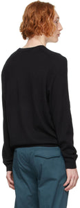 PS by Paul Smith Black Striped Pullover Sweater