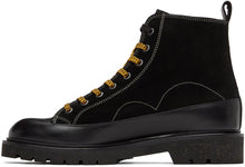 PS by Paul Smith Black Suede Buhl Boots