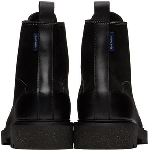 PS by Paul Smith Black Suede Buhl Boots