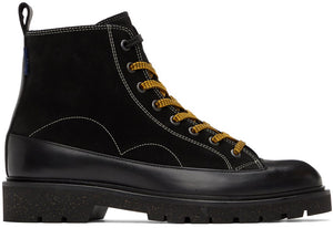 PS by Paul Smith Black Suede Buhl Boots - Ps by Paul Smith Bottes Buhl en daim noir - PS 바울 스미스 블랙 스웨이드 Buhl 부츠