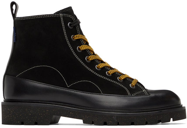 PS by Paul Smith Black Suede Buhl Boots - Ps by Paul Smith Bottes Buhl en daim noir - PS 바울 스미스 블랙 스웨이드 Buhl 부츠