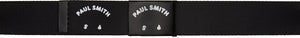 PS by Paul Smith Black Webbing Logo Face Belt - PS by Paul Smith Black Sweetbing Logo Ceinture de visage - PS 바울 스미스 블랙 웨빙 로고 페이스 벨트