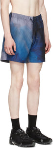PS by Paul Smith Blue Brush Stroke Shorts