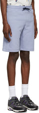 PS by Paul Smith Blue Organic Cotton Zebra Logo Shorts