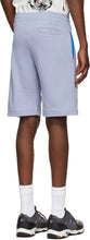 PS by Paul Smith Blue Organic Cotton Zebra Logo Shorts
