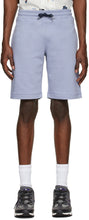 PS by Paul Smith Blue Organic Cotton Zebra Logo Shorts - PS by Paul Smith Blue Coton bio Zebra Logo short - PS 바울 스미스 블루 유기농 코튼 얼룩말 로고 반바지