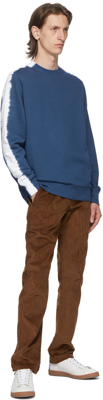PS by Paul Smith Blue Tie-Dye Sweatshirt