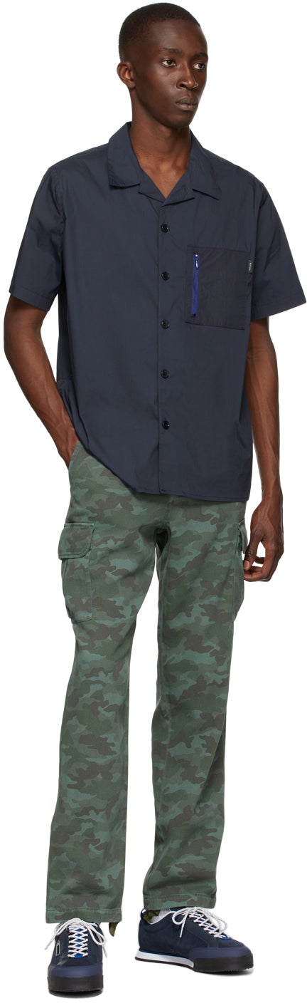 PS by Paul Smith Green Camo Military Cargo Pants