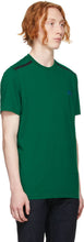 PS by Paul Smith Green Paneled Sport T-Shirt