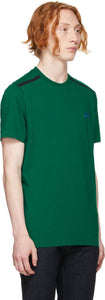 PS by Paul Smith Green Paneled Sport T-Shirt