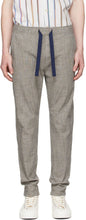 PS by Paul Smith Grey Drawcord Waist Trousers - Ps by Paul Smith Grey Cordon Taille Pantalon - PS 바울 스미스 그레이 그레이 드로 페드 허리 바지