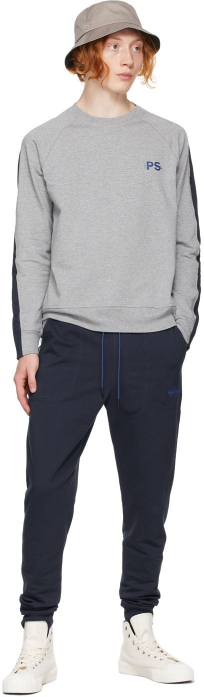 PS by Paul Smith Grey Raglan Sweatshirt