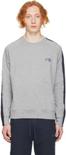 PS by Paul Smith Grey Raglan Sweatshirt - Ps by Paul Smith Grey Raglan Sweat-shirt - PS 바울 스미스 그레이 라글란 스웨터