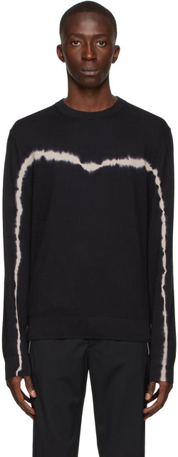 PS by Paul Smith Grey Tie-Dye Slate Sweater - PS by Paul Smith Grey Tye-Dye Sweater Sweater - PS 바울 스미스 그레이 넥타이 염료 슬레이트 스웨터