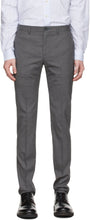 PS by Paul Smith Grey Wool Slim-Fit Trousers - PS par Paul Smith Grey Fit Pantalons Slim-Fit - PS 바울 스미스 회색 양모 슬림 피트 바지