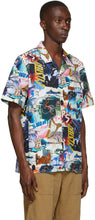 PS by Paul Smith Multicolor 'Pulp' Print Short Sleeve Shirt